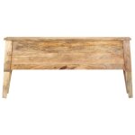 Vidaxl bote de rangement 99x35x48 cm bois de manguier solide