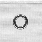 Vidaxl botes de rangement avec couvercles 4 pcs 28x28x28 cm blanc
