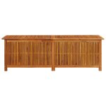 Vidaxl bote de rangement de jardin 175x50x58 cm bois d'acacia solide