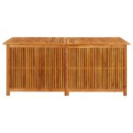 Vidaxl bote de rangement de jardin 175x80x75 cm bois d'acacia solide