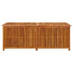 Vidaxl boîte de rangement de jardin 200x80x75 cm bois d'acacia solide Vidaxl boîte de rangement de jardin 200x80x75 cm bois d'acacia solide