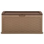 Vidaxl boîte de rangement de jardin 335 l moka - chocolat pp Vidaxl boîte de rangement de jardin 335 l moka - chocolat pp