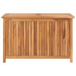 Vidaxl bote de rangement de jardin 90x50x58 cm bois de teck solide
