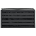 Vidaxl boîte de rangement de jardin aluminium 100x50x50 cm anthracite Vidaxl boîte de rangement de jardin aluminium 100x50x50 cm anthracite