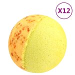 Vidaxl bombes de bain 12 pcs huiles essentielles naturelles