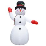 Vidaxl bonhomme de neige gonflable 10 m xxl ventilateur haute pression