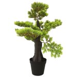 Vidaxl bonsa de cyprs artificiel avec pot 60 cm vert