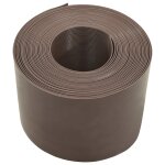 Vidaxl bordure de jardin marron pe 10 m 20 cm