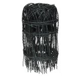 Vidaxl bordure de pelouse fer enduit de poudre 10x0, 4 m