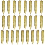 Vidaxl bordure de pelouse en rondins 25 pcs 5x30 cm