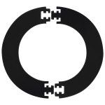 Vidaxl bordure professionnelle pour cible eva