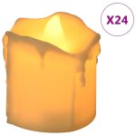 Vidaxl bougies électriques sans flamme à led 25 pcs blanc chaud Vidaxl bougies électriques sans flamme à led 25 pcs blanc chaud