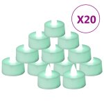 Vidaxl bougies lectriques sans flamme  led colores 20 pcs