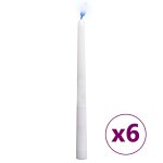 Vidaxl bougies lectriques sans flamme  led colores 6 pcs
