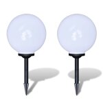 Vidaxl boule solaire extrieure 30cm 2 pices