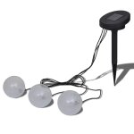 Vidaxl boules solaires flottantes 3 led pour étang piscine Vidaxl boules solaires flottantes 3 led pour étang piscine