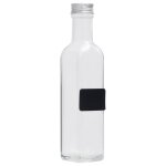 Vidaxl bouteilles en verre avec bouchon  vis 12 pcs carr 250 ml