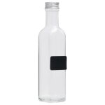 Vidaxl bouteilles en verre avec bouchon  vis 20 pcs carr 250 ml