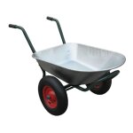 Vidaxl brouette jardinage 2 roues 80 l
