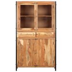 Vidaxl buffet 100 x 40 x 175 cm bois d'acacia massif Vidaxl buffet 100 x 40 x 175 cm bois d'acacia massif