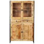 Vidaxl buffet 100 x 40 x 175 cm bois de manguier massif Vidaxl buffet 100 x 40 x 175 cm bois de manguier massif