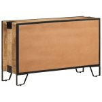 Vidaxl buffet 100x31x60 cm bois de manguier massif brut