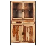 Vidaxl buffet 100x40x175 cm bois massif de sesham Vidaxl buffet 100x40x175 cm bois massif de sesham
