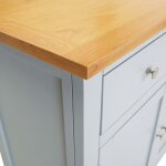 Vidaxl buffet 110x33, 5x70 cm bois de chne massif