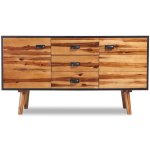 Vidaxl buffet 115 x 35 x 70 cm bois d'acacia massif Vidaxl buffet 115 x 35 x 70 cm bois d'acacia massif