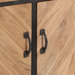 Vidaxl buffet 120x30x75 cm bois d'acacia solide