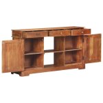 Vidaxl buffet 135x35x75 cm bois d'acacia solide