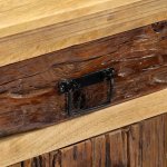 Vidaxl buffet 150 x 40 x 76 cm bois de manguier massif