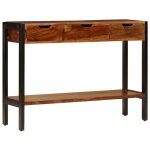 Vidaxl buffet avec 3 tiroirs 110x35x75 cm bois massif de sesham Vidaxl buffet avec 3 tiroirs 110x35x75 cm bois massif de sesham