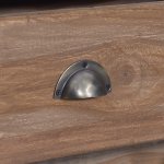 Vidaxl buffet avec 3 tiroirs 60x30x75 cm bois de teck massif