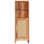 Vidaxl buffet 40x30x122 cm bois de r�cup�ration massif