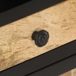 Vidaxl buffet 45x32x110 cm bois de manguier solide