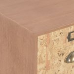 Vidaxl buffet avec 5 tiroirs marron 60 x 30 x 78 cm mdf