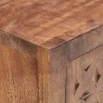 Vidaxl buffet 60 x 30 x 75 cm bois de manguier massif