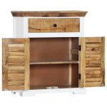 Vidaxl buffet 65 x 30 x 75 cm bois de manguier massif