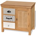 Vidaxl buffet 65 x 35 x 60 cm bois massif d'eucalyptus Vidaxl buffet 65 x 35 x 60 cm bois massif d'eucalyptus