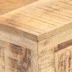 Vidaxl buffet 65x32x70 cm bois de manguier massif et canne naturelle Vidaxl buffet 65x32x70 cm bois de manguier massif et canne naturelle
