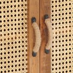 Vidaxl buffet 65x35x75 cm bois de r�cup�ration massif