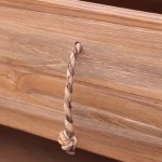 Vidaxl buffet 80x35x60 cm bois de teck massif