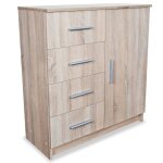 Vidaxl buffet agglomr 79 x 35 x 88 cm chne
