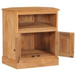 Vidaxl buffet d'angle 60x45x60 cm bois de teck massif
