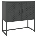 Vidaxl buffet anthracite 75x35x75 cm acier