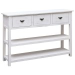 Vidaxl buffet antique blanc 115 x 30 x 76 cm bois Vidaxl buffet antique blanc 115 x 30 x 76 cm bois