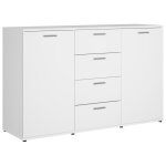 Vidaxl buffet blanc 120x35, 5x75 cm agglomr