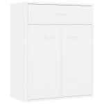 Vidaxl buffet blanc 60 x 30 x 75 cm aggloméré Vidaxl buffet blanc 60 x 30 x 75 cm aggloméré