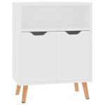Vidaxl buffet blanc 60x30x72 cm agglom�r�